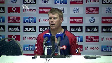 IPL 2012 Match 55 – DC vs DD: Warner PC