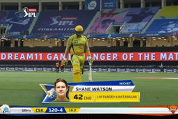M29: SRH vs CSK – Shane Watson Wicket
