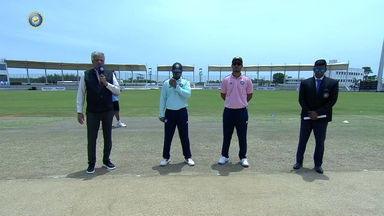 Prof D B Deodhar Trophy 2023-24,  North Zone v West Zone: Toss
