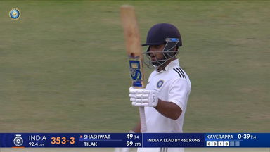 DULEEP TROPHY 2024, India A vs India D: Shashwat Rawat's support act of 64*(88)