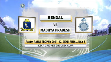 Ranji Trophy 2021-22, Bengal v Madhya Pradesh, SF-1, Day-5: Match Highlights