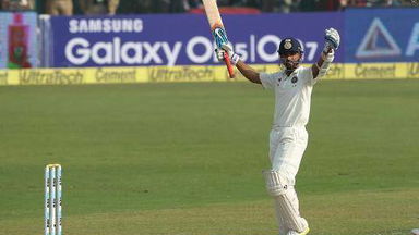 4th Test, IND vs SA - India 1st Innings : Ajinkya Rahane's first ton at home