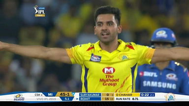 Deepak Chahar's brilliant 3-wicket haul