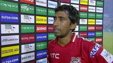CLT20 2014 M17: KXIP vs COB  –   Interview – Wriddhiman Saha