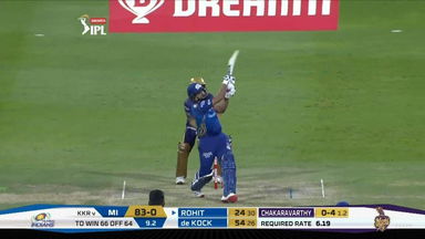M32: MI vs KKR – Rohit Sharma Six