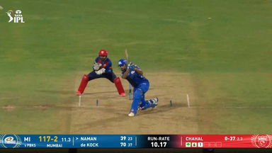 IPL 2026 M24: MI vs PBKS - Naman Dhir Six
