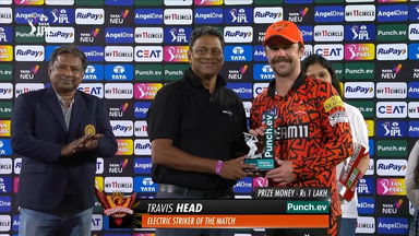 M57: SRH vs LSG – Punch.ev Electric Striker of the Match – Travis Head
