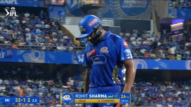 IPL 2025 M33: MI vs SRH - Rohit Sharma Wicket