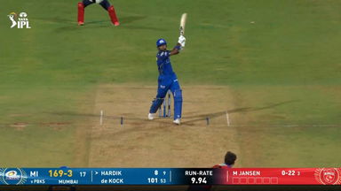 IPL 2026 M24: MI vs PBKS - Hardik Pandya Six