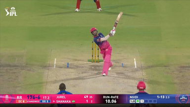 IPL 2026 M62: DC vs RR - Dasun Shanaka Six