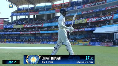 IND vs  AUS 2023, 3RD Test: Srikar Bharat  Wicket