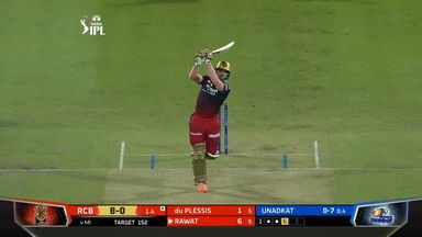 M18: RCB vs MI – Anuj Rawat Six