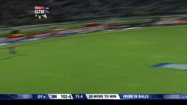 CLT20 2013 M18: RR vs OT  –   Brad Hodge 52*