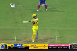 M12: CSK vs RR   – Sam Curran Six