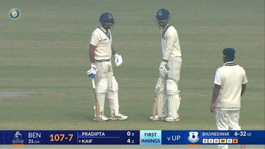 Ranji Trophy 2023/24, Uttar Pradesh vs Bengal: Mohammad Kaif's fighting 45*(79)