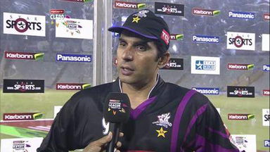 CLT20 2013 Q4: SRH vs FW   –  Interview – Shikhar Dhawan, Misbah-ul-Haq