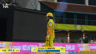 IPL 2026 M63: CSK vs SRH - Dewald Brevis Wicket