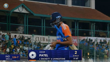 IND vs ENG 2025, 2nd T20I: Axar Patel Wicket