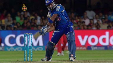 M41: RCB vs MI – Kieron Pollard Six