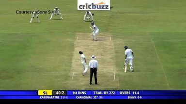 SL vs India, 3rd Test : SL 1st innings - D Chandimal wicket