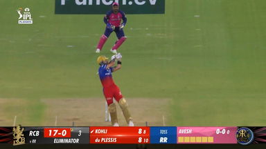 Eliminator: RR vs RCB – Virat Kohli Six