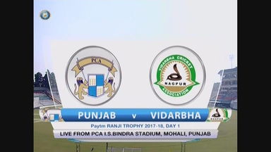 Ranji Trophy 2017-18: Punjab vs Vidarbha - Day 1 Highlights