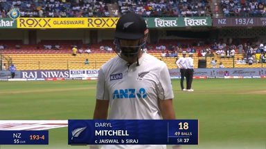 IND vs NZ 2024, 1ST Test: Daryl Mitchell Wicket