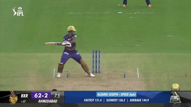 M13: GT vs KKR – Nitish Rana Six