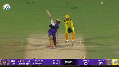 IPL 2025 M25: CSK vs KKR - Sunil Narine Six