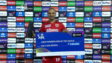 M70: SRH vs PBKS – CRED Power Player of the Match – Shikhar Dhawan