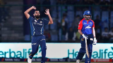 An eventful first over keeps Saha busy