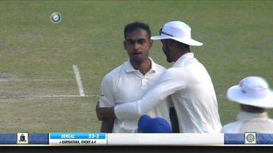 Ranji Trophy 2019-20: Bengal  vs Karnataka, SF2 - Abhimanyu Mithun's 4-wicket haul