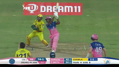 M04: RR vs CSK – Sanju Samson Six