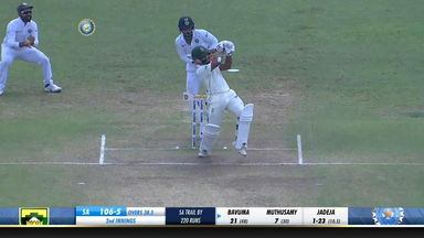 IND vs SA 2019, 2nd Test, Day 4: Temba Bavuma Six