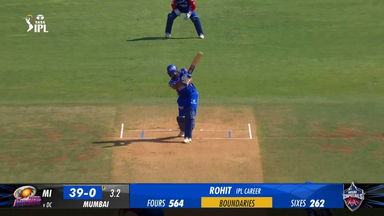 M20: MI vs DC – Rohit Sharma Six