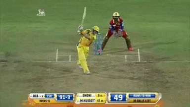 M59: CSK vs RCB – Michael Hussey Six