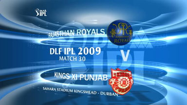 IPL 2009 Match 30 Highlights RR vs KXIP
