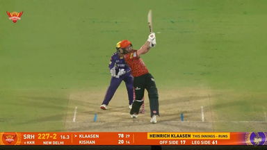 IPL 2025 M68: SRH vs KKR - Heinrich Klaasen Six