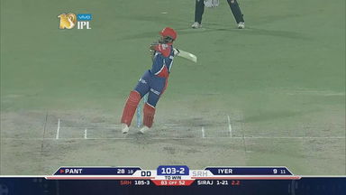 M40: DD vs SRH – Rishabh Pant Six