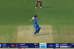 IND vs WI 2026, 3rd ODI: Ruturaj Gaikwad Six