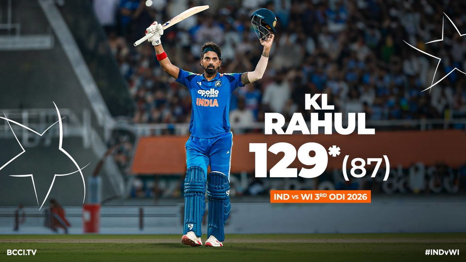 Top Klass: Rahul's flawless 129*(87) powers India