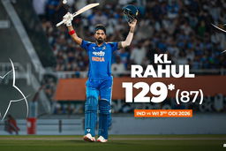 Top Klass: Rahul's flawless 129*(87) powers India