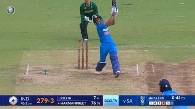 IND-W vs SA-W 2024, 2nd ODI: Harmanpreet Kaur Six