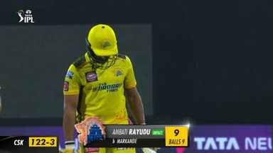 M29: CSK vs SRH – Ambati Rayudu Wicket