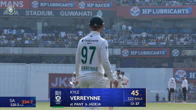 IND vs SA 2025, 2nd Test: Kyle Verreynne Wicket