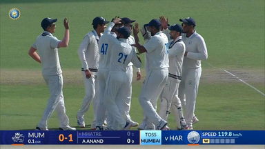 Ranji Trophy 2025 QF3, Haryana vs Mumbai, Day 1: Match Highlights