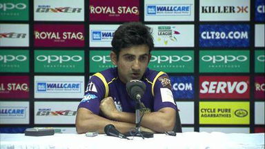 CLT20 2014 M10: KKR vs PER  –   Press Conference – Gautam Gambhir