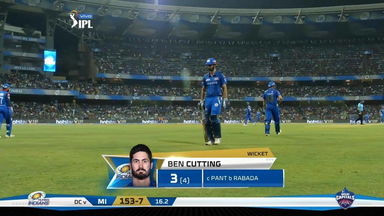M03: MI vs DC – Ben Cutting Wicket