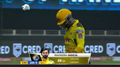M30: CSK vs MI – Ravindra Jadeja Wicket