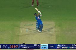 IND vs WI 2026, 3rd ODI: KL Rahul Six